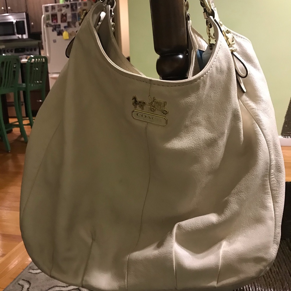 Coach large leather purse